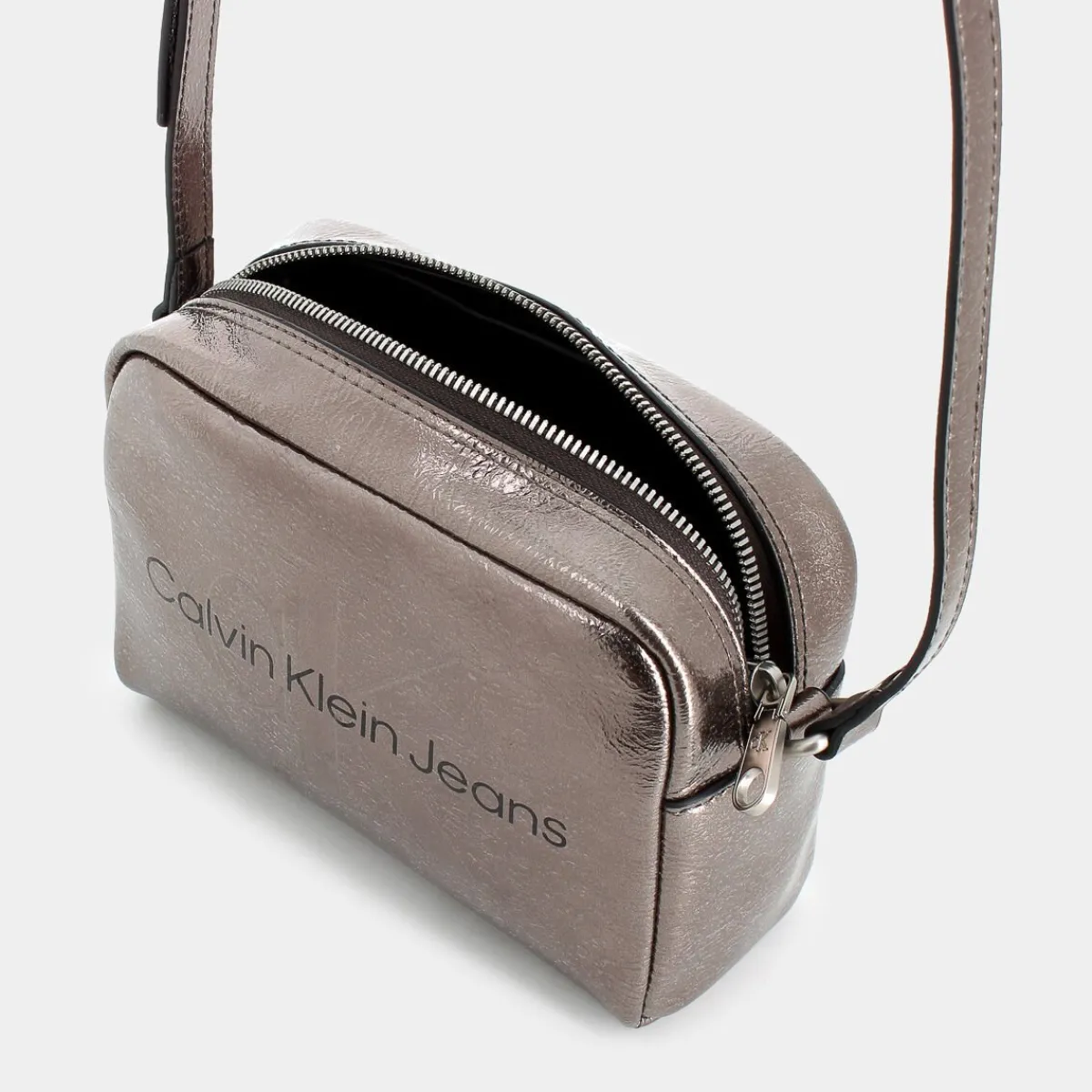 12731-ADASCULPTED CAMERAGUNMETAL- TRACOLLE^CALVIN KLEIN JEANS Outlet