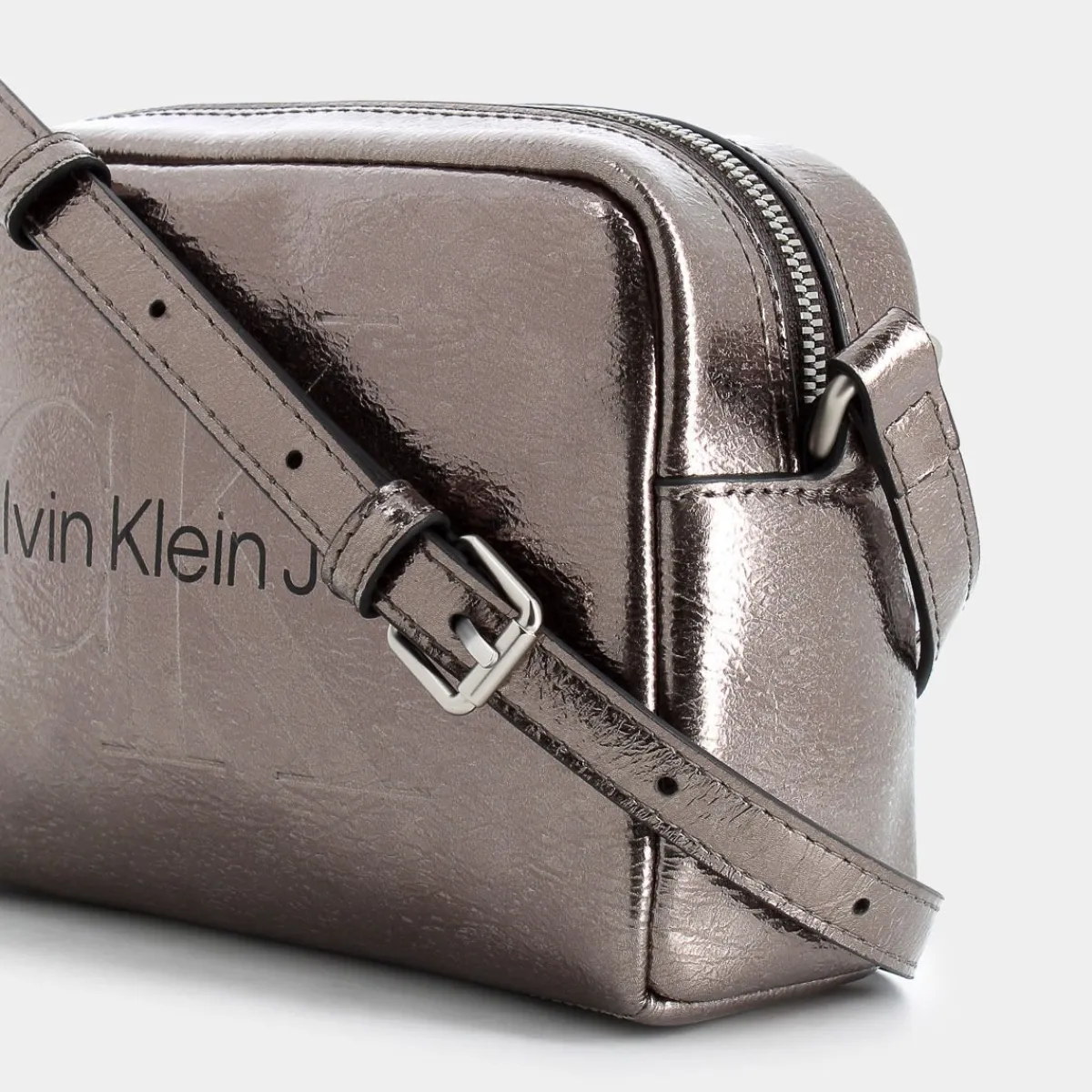 12731-ADASCULPTED CAMERAGUNMETAL- TRACOLLE^CALVIN KLEIN JEANS Outlet