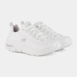 149146ARCH FITWhite/ Silver / White- SPORTIVE^SKECHERS Outlet