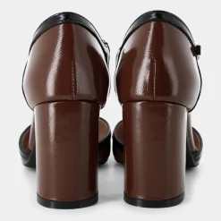 CC-I24D-05-CHOCO/NERO- DECOLLETÈ^ATELIER PIETRINI Best Sale