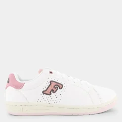 FFW0343CROSSCOURT 2 NT PATCHWhite-Pale Mauve- SPORTIVE^FILA Clearance