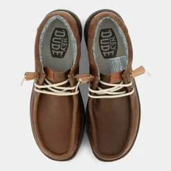 HD.40175WALLY GRIPBROWN- MOCASSINI^HEY DUDE Discount