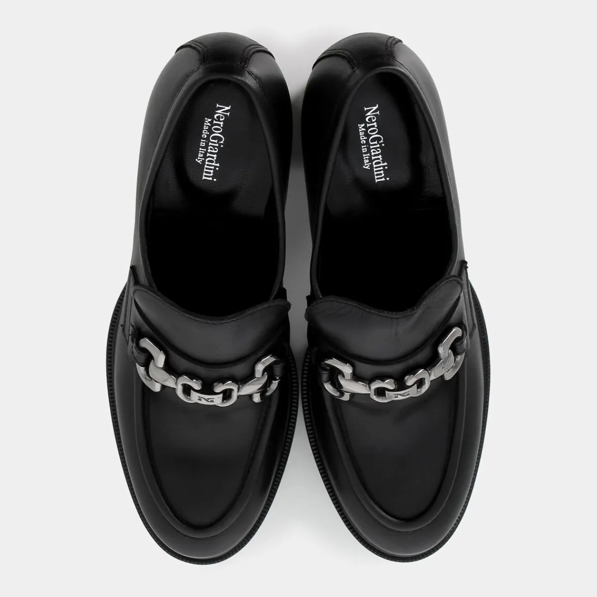 I411432D- MOCASSINI^NERO GIARDINI Flash Sale