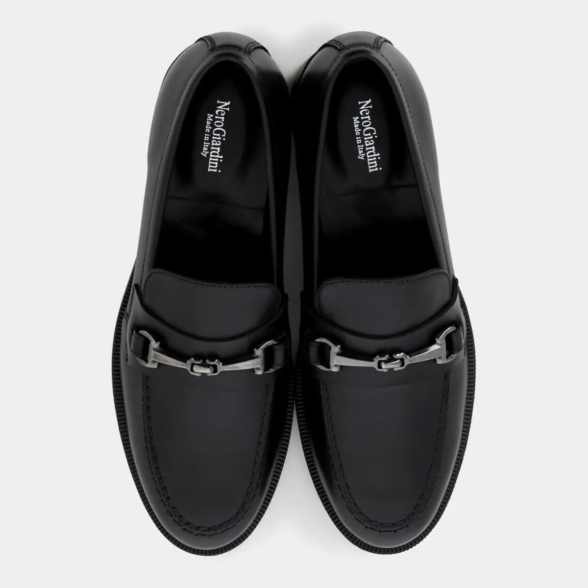 I411260D- MOCASSINI^NERO GIARDINI Outlet