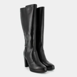 I411730D- STIVALI^NERO GIARDINI Hot