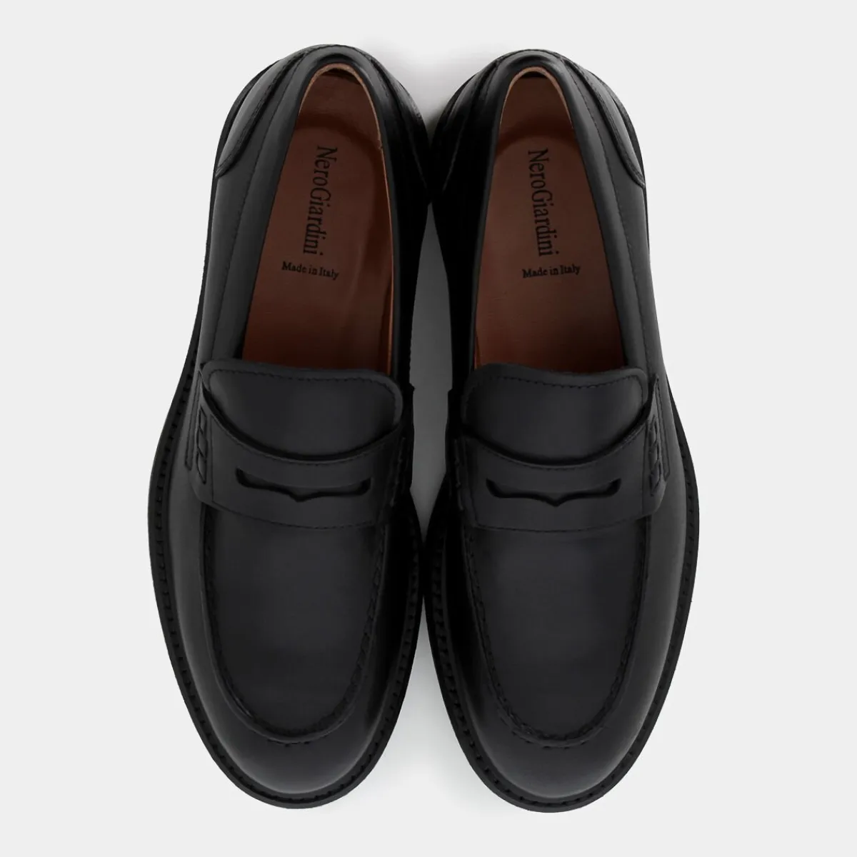 I400330U- MOCASSINI^NERO GIARDINI Clearance