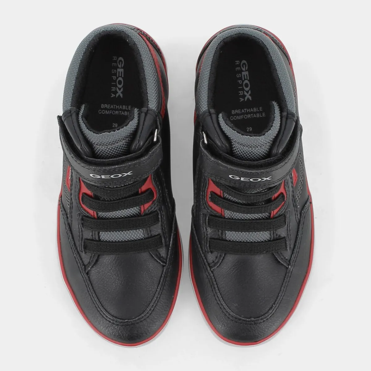J165CB0MEFUC0048GISLIBLACK/RED- SNEAKERS^GEOX Clearance