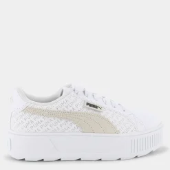 393194Karmen LogobsessionWhite-White-Black- SPORTIVE^PUMA Sale