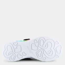 303752LINFINITE HEART LIGHTSBLACK ROCK GLITTER/TURQUOISE- SPORTIVE^SKECHERS Store