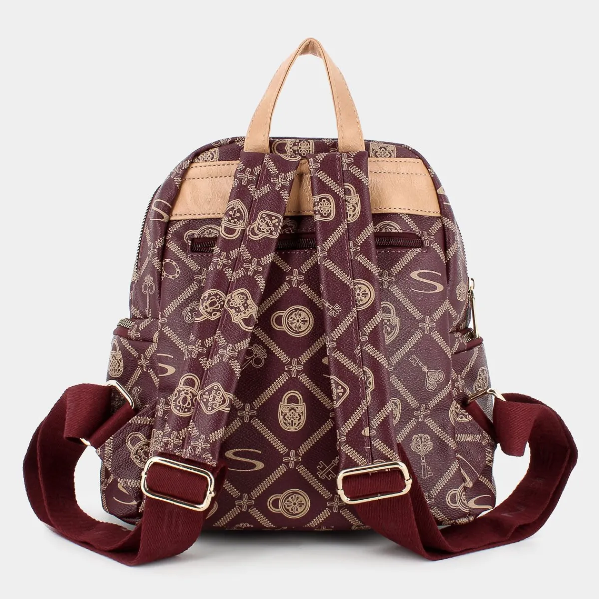 LJ-I24-010-BORDEAUX-CREMA- ZAINI^SHEEN Sale