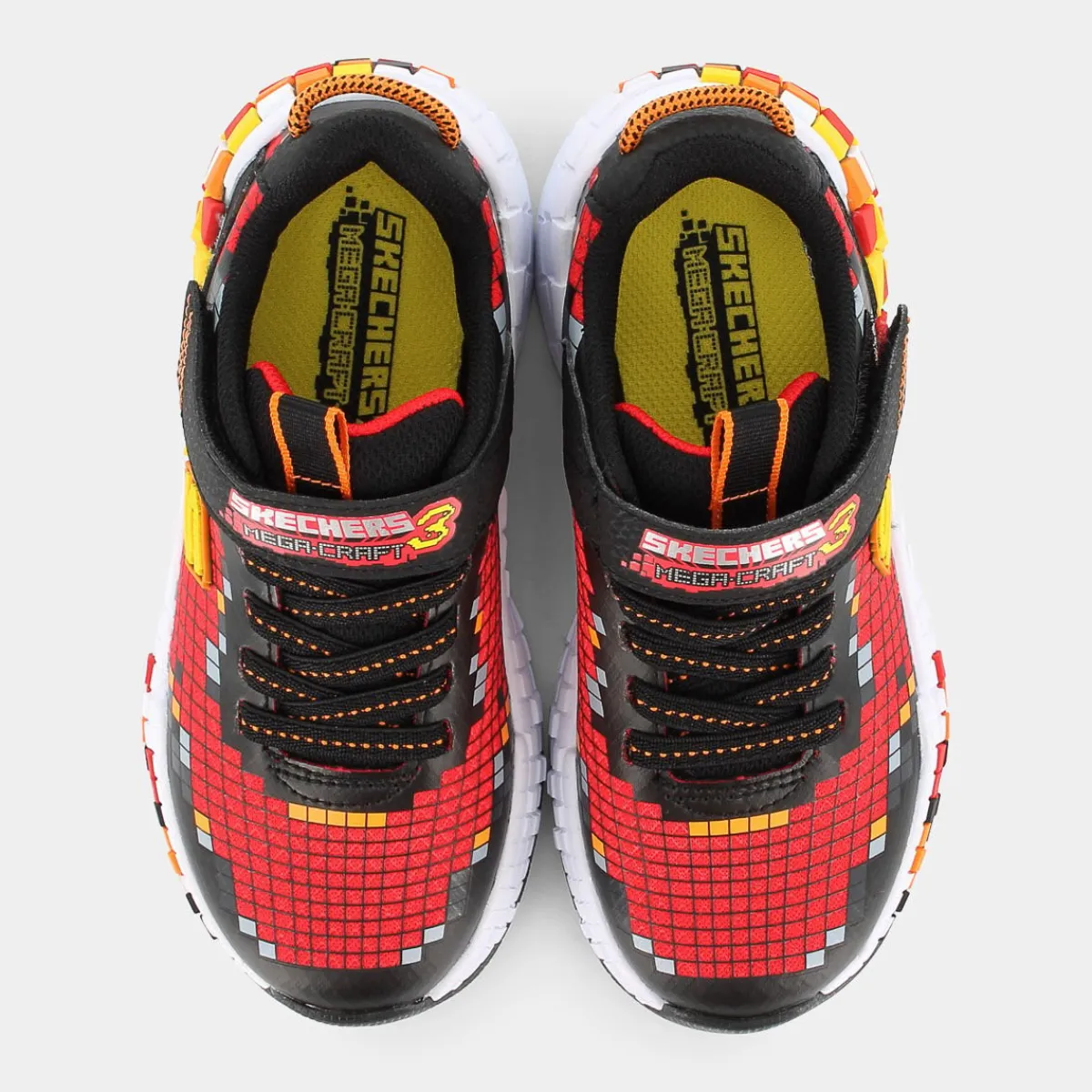 402182LMEGA-CRAFT 3.0BLACK /RED/ ORANGE/YELLOW- SPORTIVE^SKECHERS Fashion