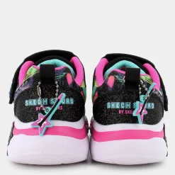 302214LSNUGGLE SNEAKS - SKECH SQUADBLACK SPARKLE/MULTI- SPORTIVE^SKECHERS Discount