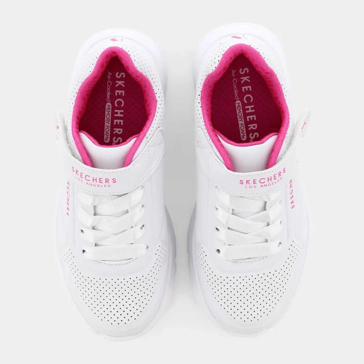 310451LUNO LITEWhite /H. Pink- SPORTIVE^SKECHERS Cheap