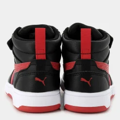 393832REBOUND V6 MIDBlack/For All Time Red- SPORTIVE^PUMA Store