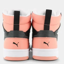 393831REBOUND V6 MIDWhite/Black/Poppy Pink- SPORTIVE^PUMA Clearance