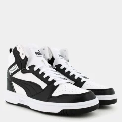 393831REBOUND V6 MIDWhite/Black/Shadow Gray- SPORTIVE^PUMA Sale