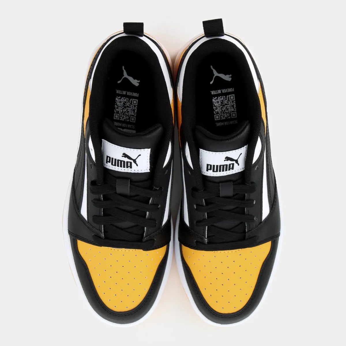 393833REBOUND V6White/Black/Tangerine- SPORTIVE^PUMA Flash Sale