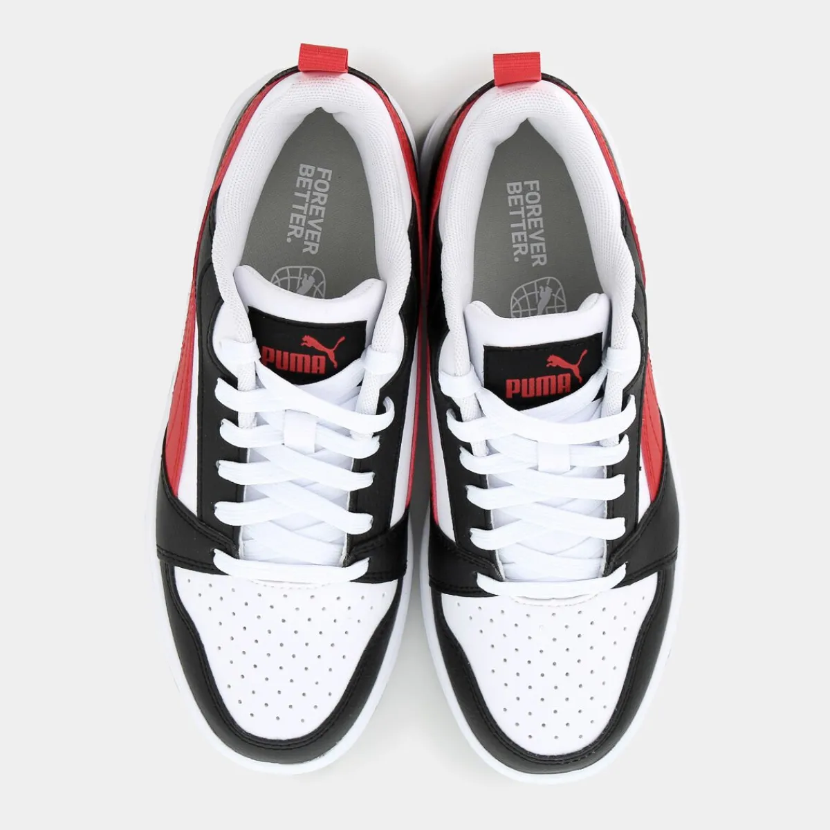 393833REBOUND V6White/For All Time Red/Black- SPORTIVE^PUMA Clearance