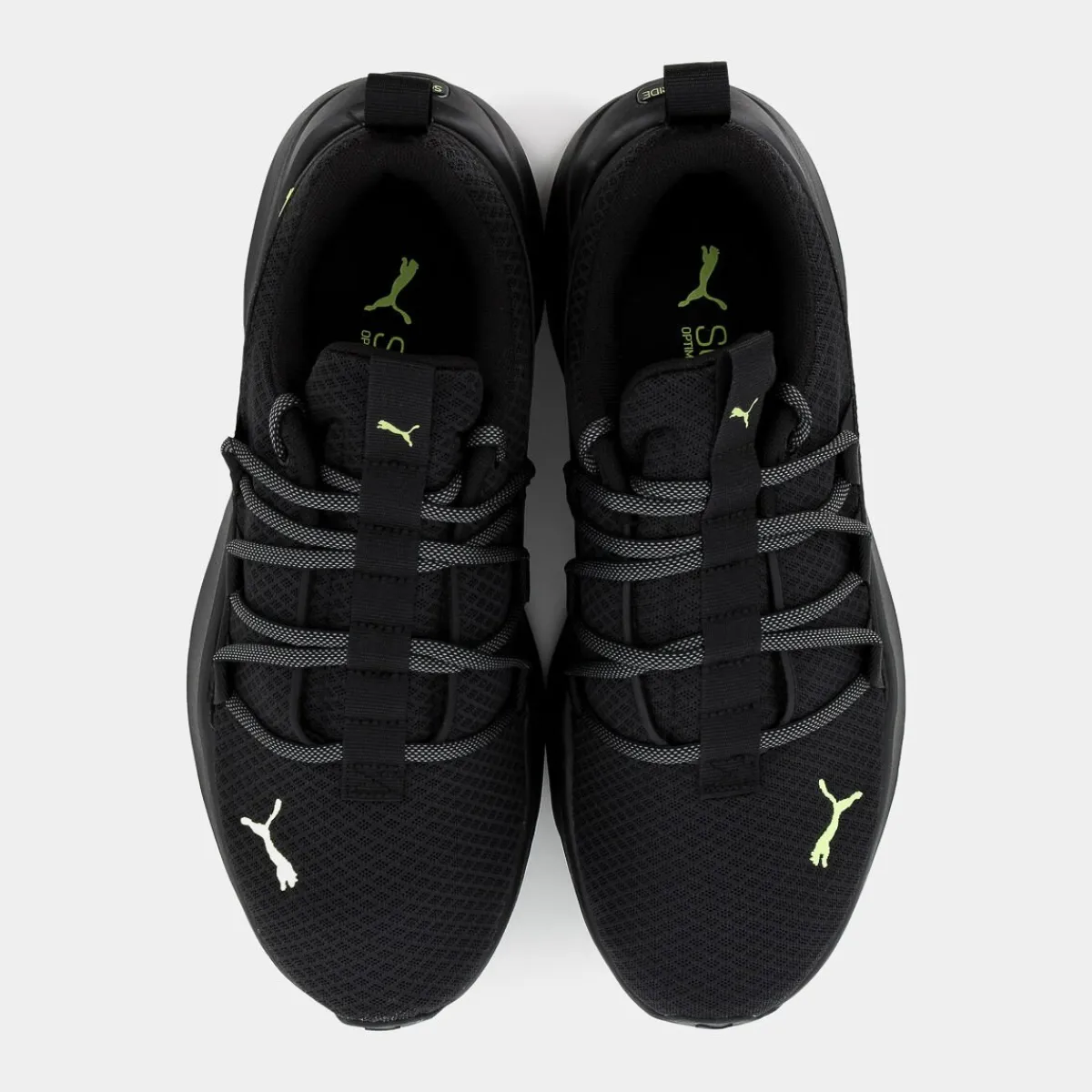 377671SOFTRIDE ONE4ALLBlack-Lime Pow-Cool Dark Gray- SPORTIVE^PUMA New