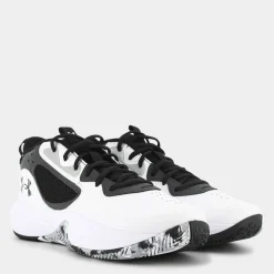 3025616UA Lockdown 6White / Jet Gray / Black- SPORTIVE^UNDER ARMOUR Clearance