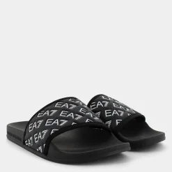 XCP010XK340N078ALL OVER SLIPPERBLACK+WHITE- CIABATTE^EA7 Cheap