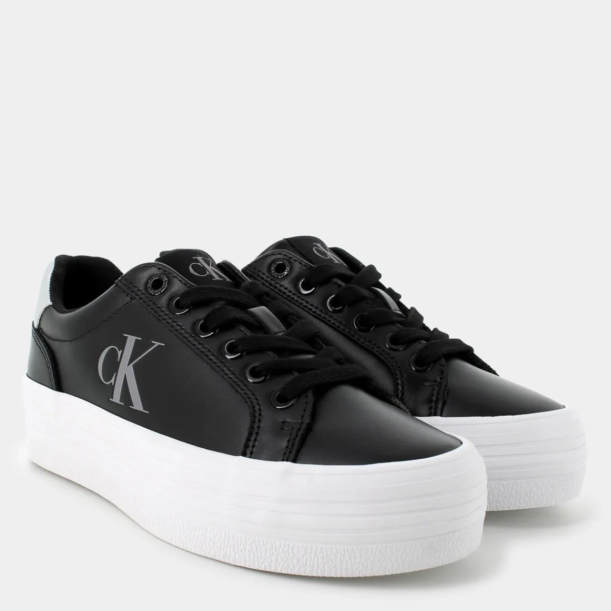 YW01688BOLD VULCANIC LACEUPBLACK/SILVER- SNEAKERS^CALVIN KLEIN JEANS New