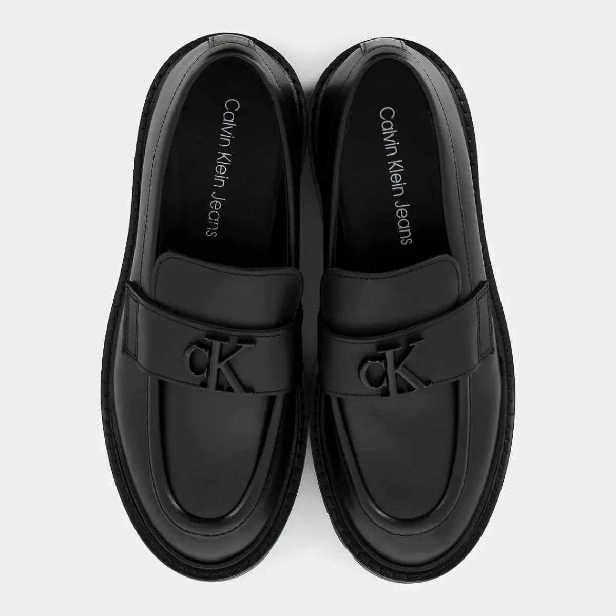 YW01682FLATFORMTRIPLE BLACK- MOCASSINI^CALVIN KLEIN JEANS Fashion